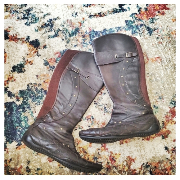 Puma Shoes - ❤SALE🚨Puma Studded leather + mesh knee high boots